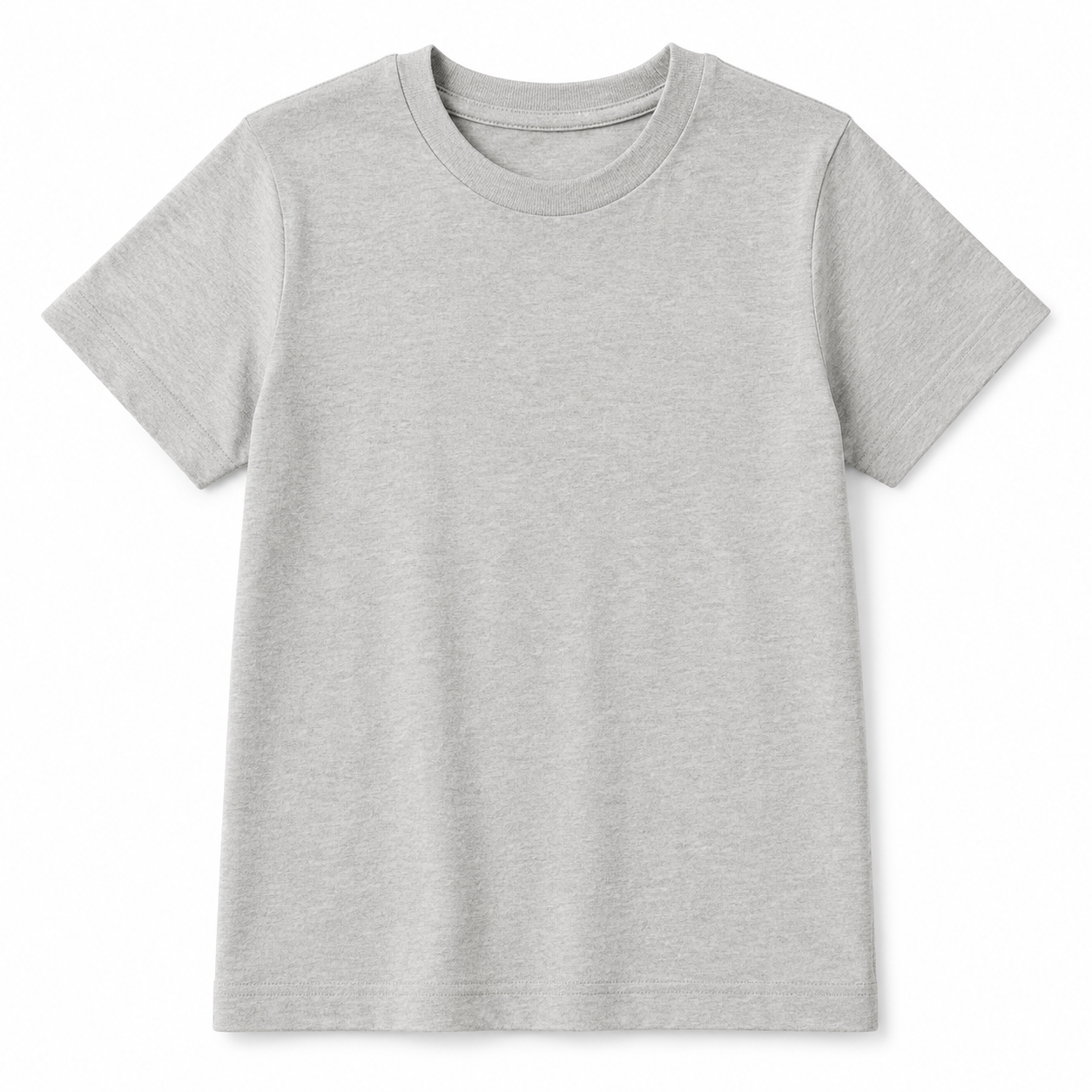 Everyday Cotton Tee – Grey Melange