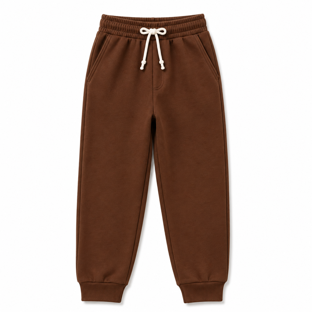 French Terry Track Pant – Coffee Brown