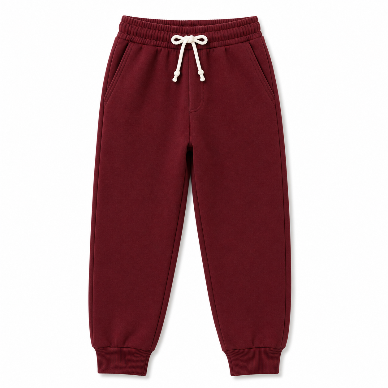 French Terry Track Pant – Maroon
