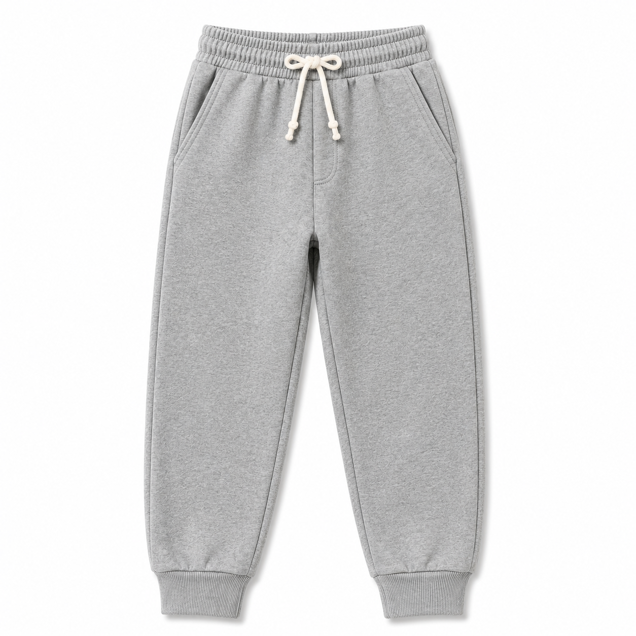 French Terry Track Pant – Grey Melange