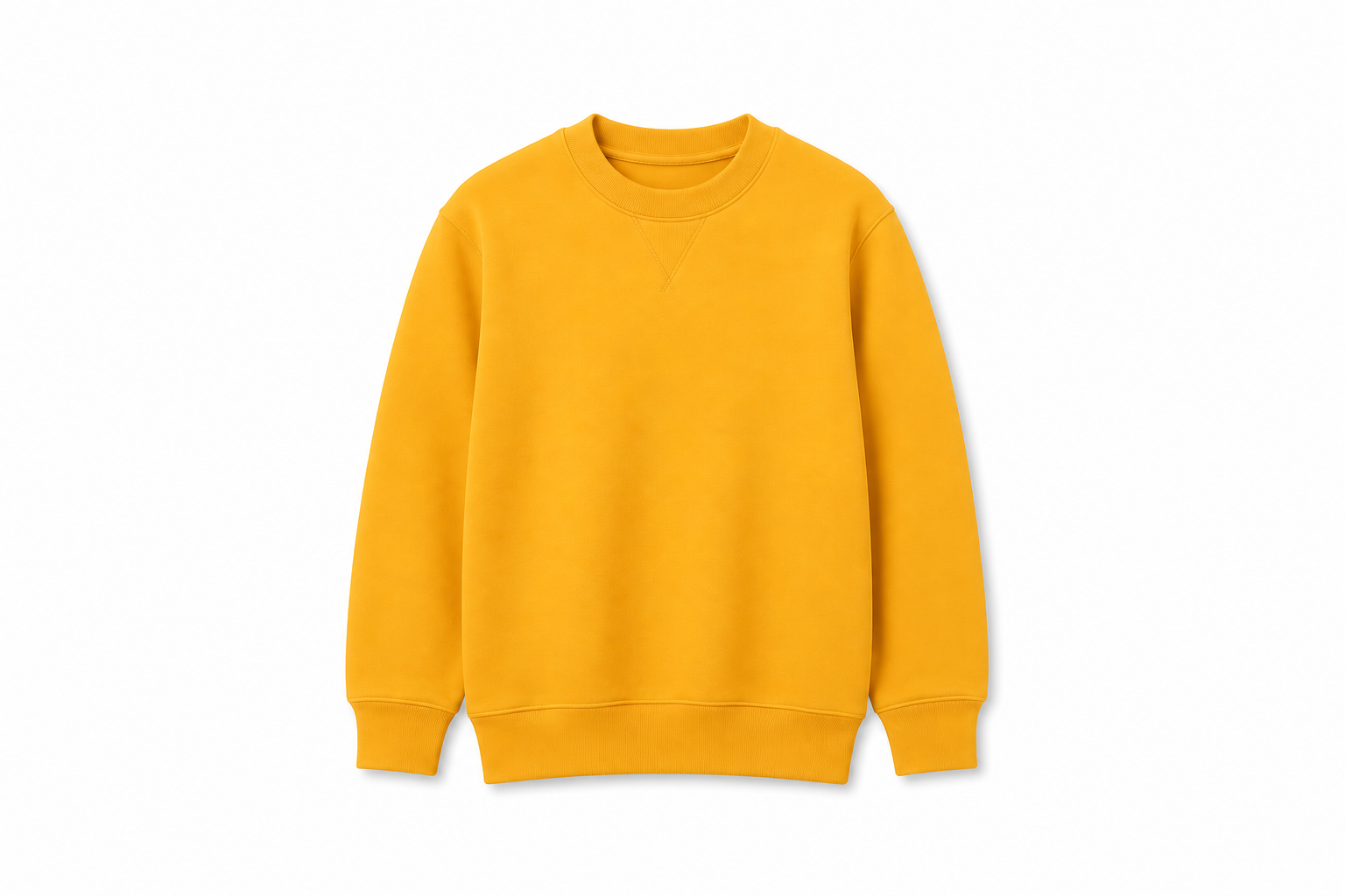 French Terry Sweatshirt – Yellow