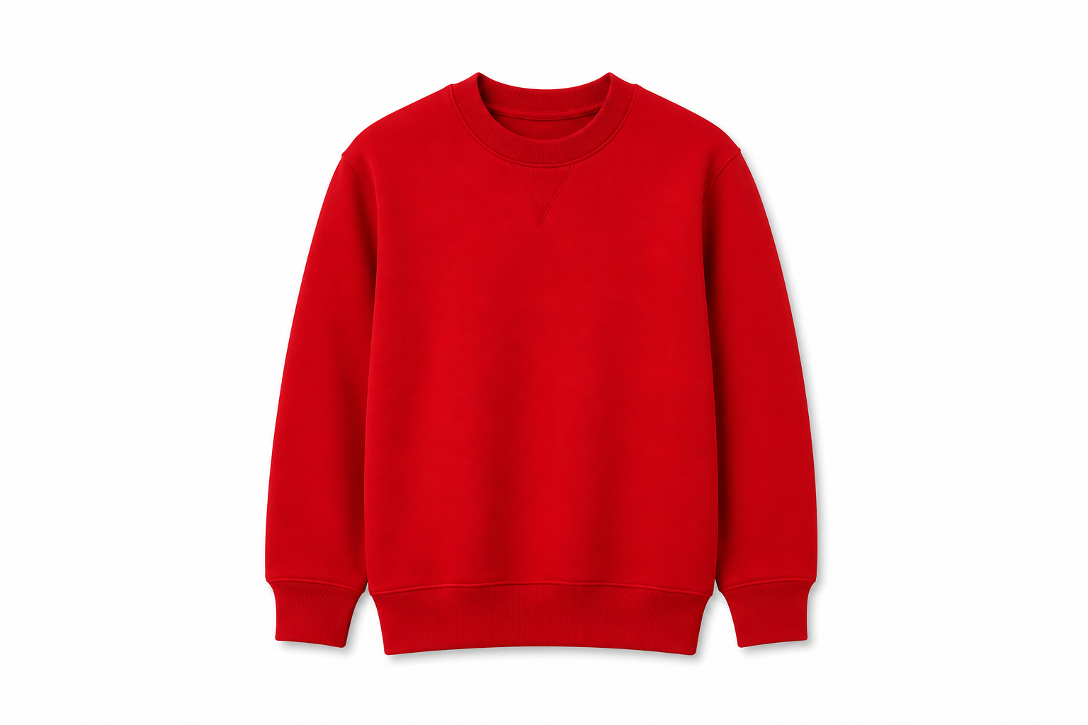 French Terry Sweatshirt – Red
